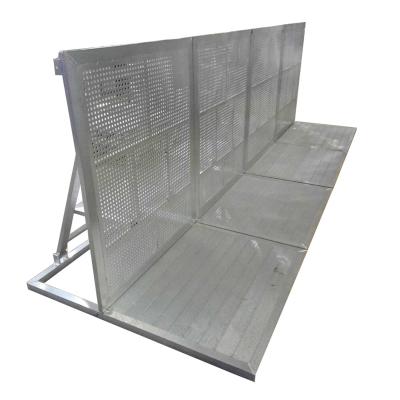 China Durable Aluminum Stage Folding Crowd Barrier Used At Festivals for sale