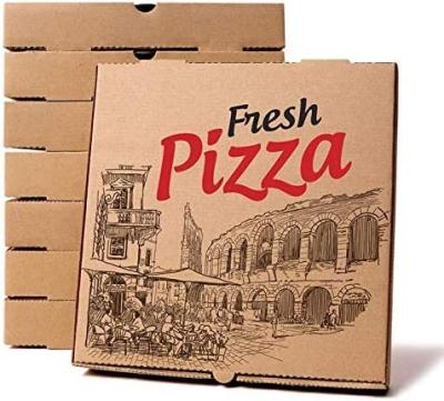 China Reused Pizza Packing Hard Paper Box Materials Factory Price Direct Sales With Custom Logo For Packing Pizza In The Kitchen for sale