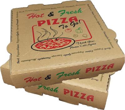 China Recycled cheap materials custom price 7 8 9 10 14 inch package food grade food storage box pizza box for sale