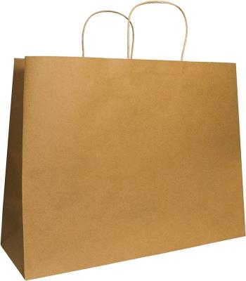 China China Manufacturer Eco Printed Cheap Biodegradable Recycled Brown Kraft Paper Shopping Bags With Logo for sale