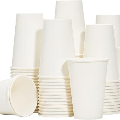 China Double Wall Disposable Hot White Coffee Paper Cup With Customized Logo Printed Recyclable Corrugated Paper Cups for sale