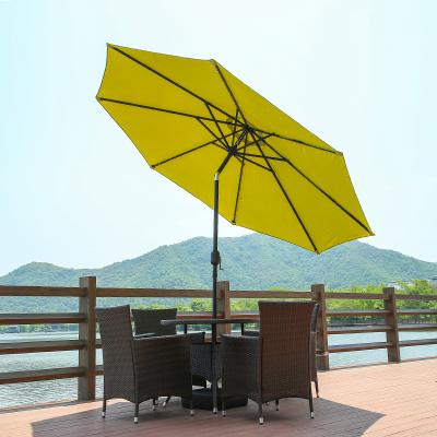 China Modern Garden Outdoor Beach Umbrella With LED Light Tassel Patio Wooden Fantastic Luxury Metal Customized Sun for sale