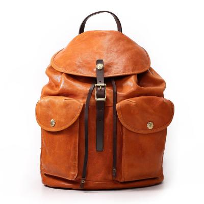 China Shoulder Bag Good Quality Vogue Classic Vegetable Tanned Genuine Leather Genuine Leather Shoulder Bag Backpack For Female for sale