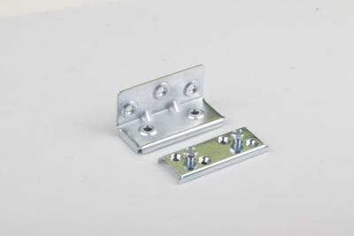 China Stainless steel bed rail hangers Single Bed connector hardware fitting for sale