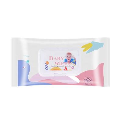 China Factory Eco-friendly Disposable Face Towel Paper Pearl Pattern With Mouthwash Infant Baby Lid Mother Hands Wet Cloth for sale