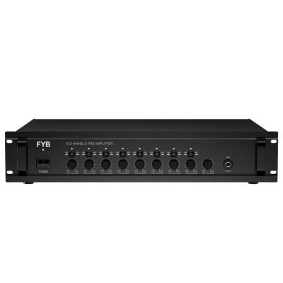 China 8 Channel Pre Amplifier Professional PA Power Amplifier PA High Quality Audio Amplifier for sale