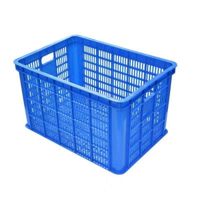 China 2021 High Quality Customized Strong Plastic Mesh Food Grade Storage Crate For Fruit And Vegetable Transport for sale