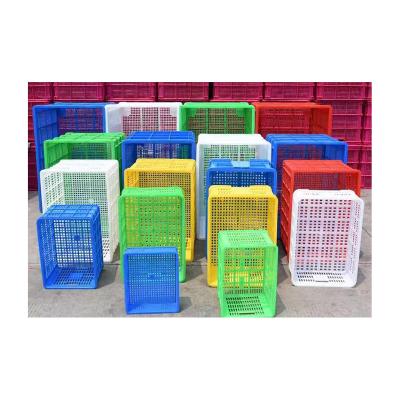 China Mesh Hot Sale High Quality Customized Food Grade Strong Factory Price Plastic Foldable For Fruits And Vegetables Transportatio for sale