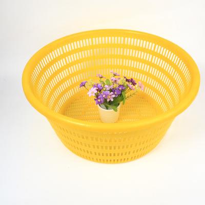 China Mesh Factory Outlet High Quality Customized Lightweight Stackable Plastic Storage Bin Basket For Seafood Storage for sale