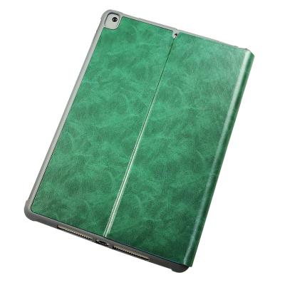 China 2020 Hot Selling PC+TPU+PU Tablet Cover Case For Apple iPad 10.2/10.5 inch Universal Ultra Thin Triple Bracket Tablets Covers for sale