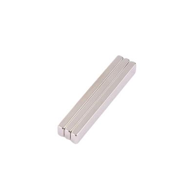 China Industrial Magnet N52 strong magnetic square bar rectangular strong rare earth metal neodymium motor magnetic bar block for sale