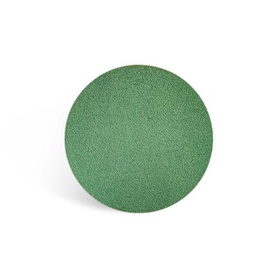 China Paint 5 Indent In Green Round Sanding Disc 25mm Sanding Paper For Polishing for sale