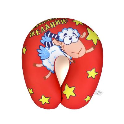 China High Quality Custom Decorative Anti-Static Beads Micro Decorative U-Shape Travel Neck Cooling Pillow for sale