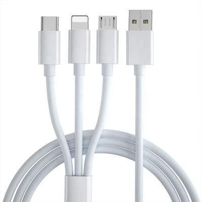 China Kurras 3A MicroType-C Apple MP3/MP4 Player USB Data Cable Sync Mobile Phone Charger Fast Charging Nylon Braided Cable for sale