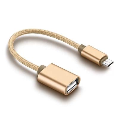 China MP3/MP4 Player Kurras Micro Usb Otg Cable Portable Usb 2.0 Otg Converter Adapter Cable for sale