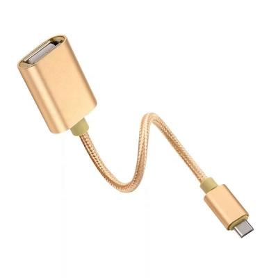 China Male Video Game Player Kurras Usb 2.0 Otg Adapter Type C Cable Usb C Otg To Usb Female Otg Cable Connector 3.0 A for sale