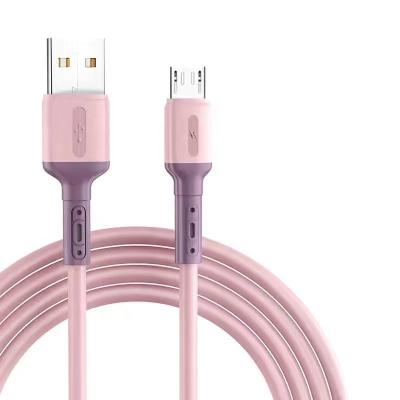 China MP3/MP4 Player Kurras Glue Soft Data Cable Applies to Android Micro Mobile Phone Cable 3a Charging Fast Charging Cable for sale