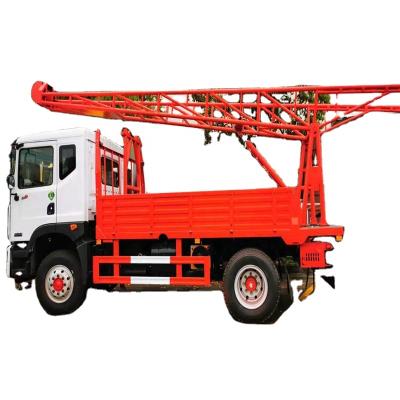 China Garment Shops Rotary Rigs Truck Well Rising Water Equipment Drilling Rig for sale