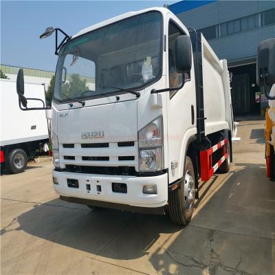 China 1sizu Hotels 4X2 Rear Loader Garbage Collect Municipal Sanitation 7 Ton Compactor Truck Garbage for sale