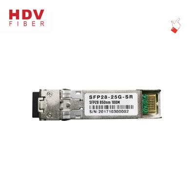 China Hot Product Wdm-sfp28-25g Optical Transceiver Modules 100m 5g 850nm SFP Sfp28 25GBASE-SR4 Sr for sale