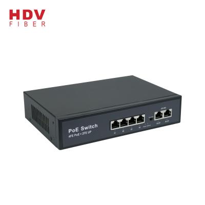 China High Quality POE Gigabit RJ45 Poe 4 Port Switch Network Switch for sale