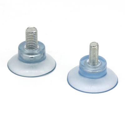 China Plastic Office Furniture 40 Mm M6 Suction Cup M4 Screw Vacuum Sucker M8 PVC Sucker 40 MM M6 Suction Cup for sale