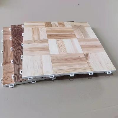 China Modern Wooden Flooring Plastic Dance Floor Vinyl PVC Floor Tiles For Wedding Party for sale