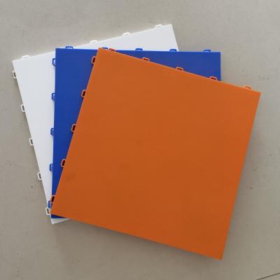 China Modern Universal Outdoor Plastic Sports Flooring Sport Tile Suspended Roll Hockey Floor Tiles For Basketball Courts for sale