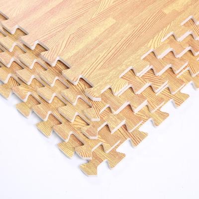 China EVA Foam Floor Puzzle Non-Toxic Wooden Wholesale Modern EVA Foam Mat for sale