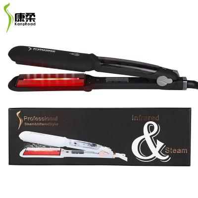 China Steam & stalin infrared steam hair straightener straighten flat iron with infrared best price in pakistan for sale