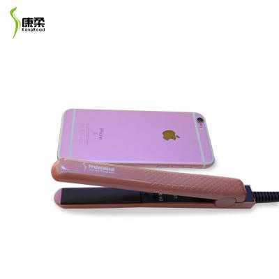 China Safety Mini Portable Flat Iron Classic Hair Straightener For Moving for sale