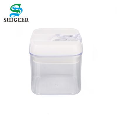 China Freshness Preservation 12.8*12.8*13cm Transparent Cover Food Storage Container Small Size Plastic Box With Lid For Sale for sale