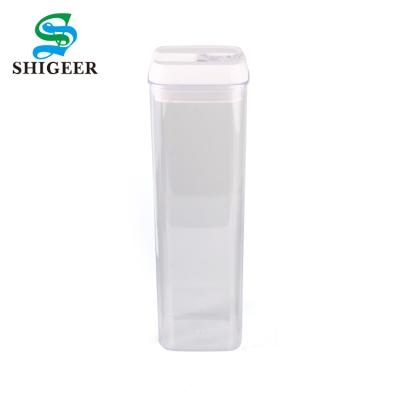 China Freshness Preservation Volume Customized 1.9L Large Size Airtight Food Storage Containers With Clear Plastic Lid Lid for sale