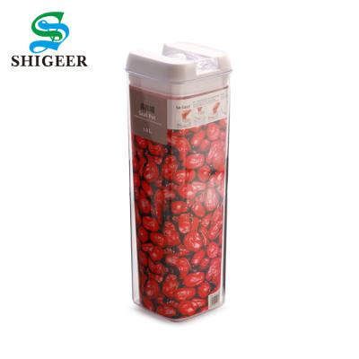 China Plastic Airtight Dry Storage And Freshness Preservation Kitchen Use PP Cover 1.9L Food Container For Sale for sale