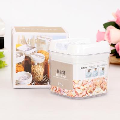 China Freshness Preservation Customized Kitchen Use Plastic Airtight Container Set For Food Storage for sale