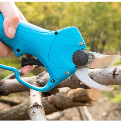 China Anti-Slip Grip Factory Suca-98603 18v Lithium Battery Rechargeable Portable Mini Cordless Pruning Electric Scissors For Wood Water Pipe for sale