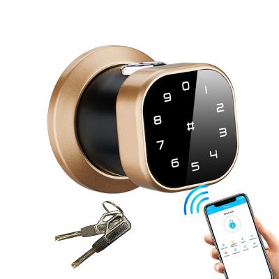 China Zinc Alloy Stainless Steel Zinc Button Blue-tooth + TTLOCK WiFi Fingerprint Smart Door Lock Cylinder Digital Keypad Biometric Electronic Lock for sale