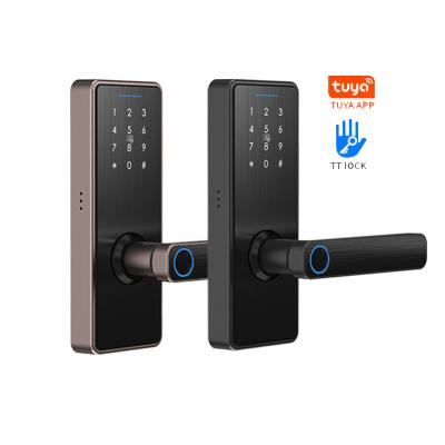 China Home/School OEM Manufacturer Factory Patent Design Smart Fingerprint Code Home Door Lock etc. Senleean from /office/apartments with Tuya's app for sale