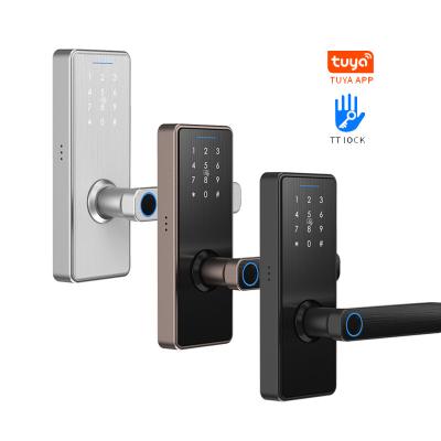 China Newest Home/School Keyless Entry Keyless Entry Keyless Entry Home/School Keypad Fingerprint Password Card Ttlock Smart Life Home Digital Tuya Wifi App Lock 2022 from /office/apartments for sale