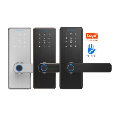 China Home/School Keypad Entry Bedroom Home Smart Door Lock etc. Keyless Wifi App Keyless Life Ttlock Ble Card Password Fingerprint /office/apartments Guangdong for sale