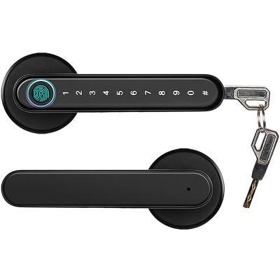 China 120pcs Smart Biometric Fingerprint Keyless Free App Password Door Bedroom Entry ekeys digital bluetooths lock for hotel home airbnb for sale