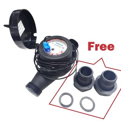 China Factory Wholesale Plastic Household WESDOM R80 20mm Handy Plastic Water Meter for sale