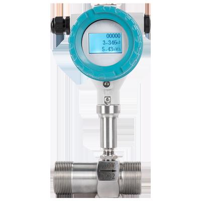 China Digital Water Meter Display Wesdom 24vdc DN4 IP68 Male Wire Connection Turbine Water Flow Meter Price for sale