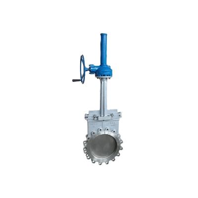 China ANSI 2Cr13 General Flange DN50 304SS Knife Gate Valve Stainless Steel Pneumatic Stem Knife Gate Valve for sale