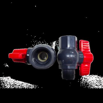 China PVC Ball Valve General Plastic Female Male Ball Valve Union Double Ball Valve for sale