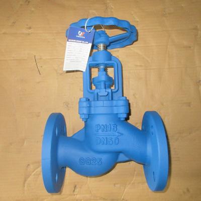 China PN16 DIN Water Melt Manual Globe Valve For High Temperature Steam for sale