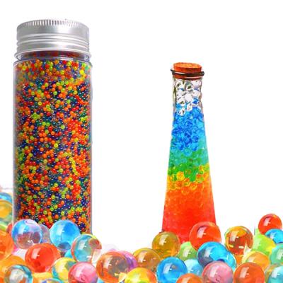 China Non-Toxic Gel Water Pearls Jelly Pearls Crystal Water Gel Transparent Pearl Rainbow Mix for sale