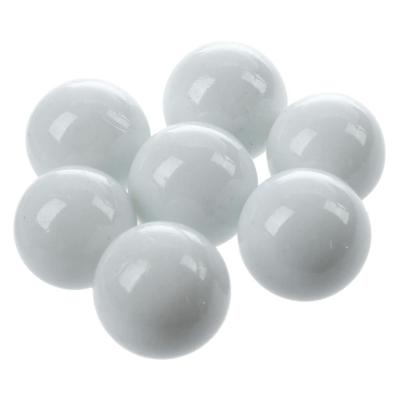 China Sprayers / Toys 16MM And 25MM Solid White Glass Marbles for sale