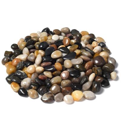 China Aquariums and mini greenhouses vases mix cheap color river stone cobblestone for sale