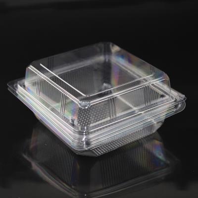 China Disposable Food Storage Container Disposable Clear Plastic Blister Packaging Tray With Lid Plastic Box For Fruit for sale